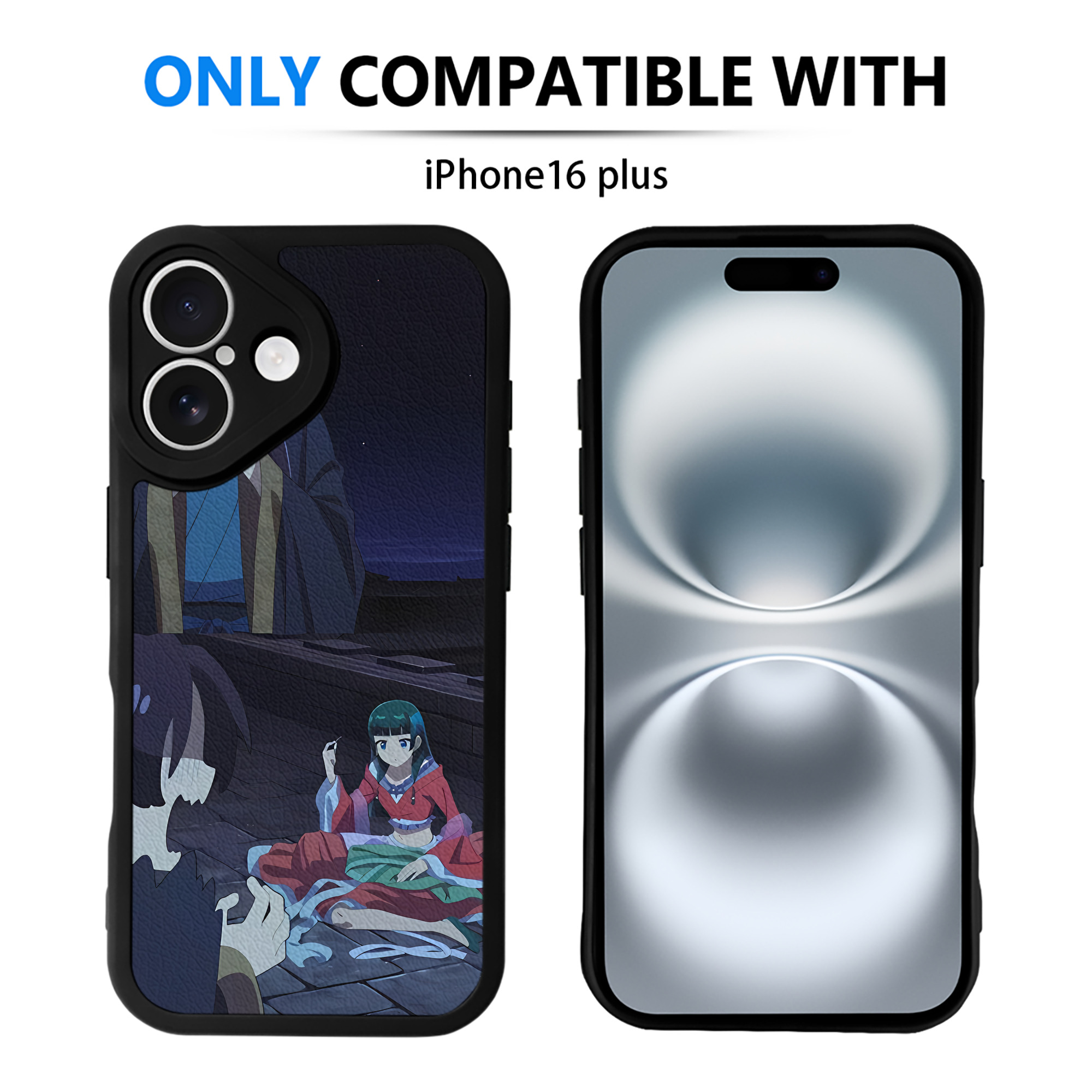 （画像用） 薬屋のひとりごと The Apothecary Diaries 【iPhone 16シリーズ対応】シリコンスマホケース（レザー調） 材質：シリコン